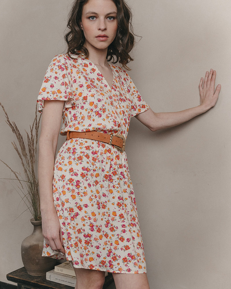 Vestido Corto Jessy Beige