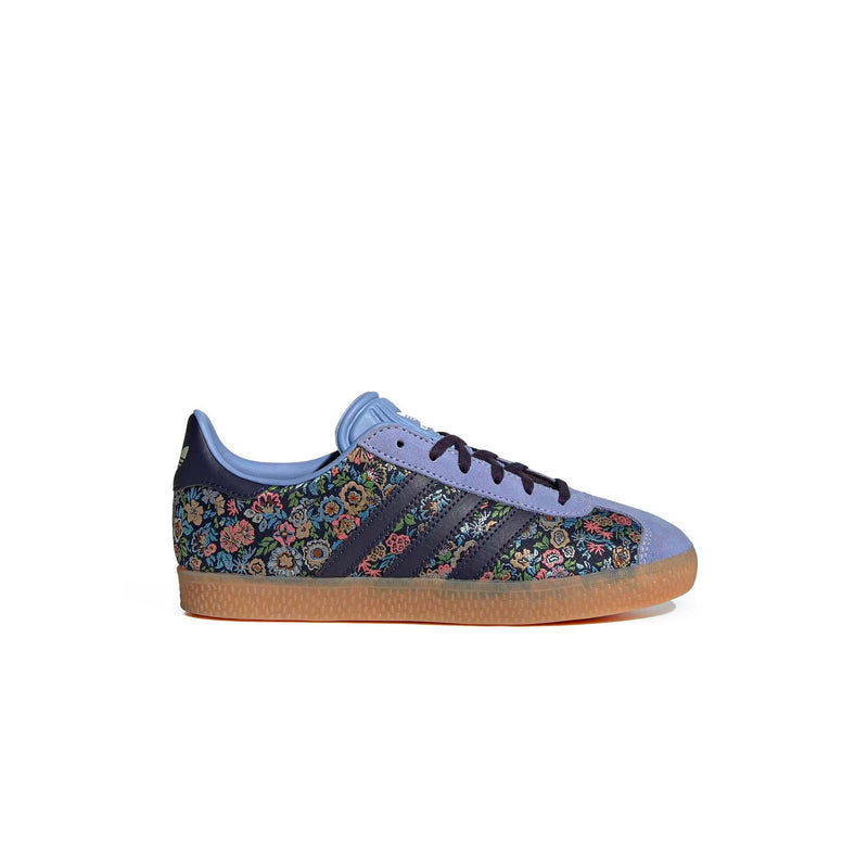 Adidas Gazelle Liberty London Floral Embroidery (Gs) - Bleu
