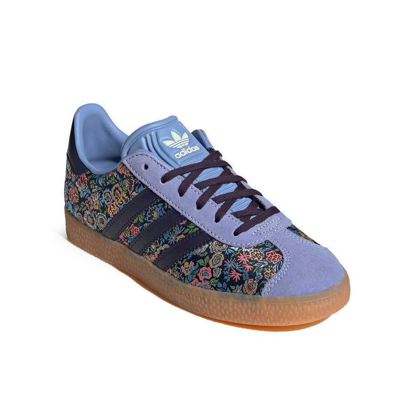 Adidas Gazelle Liberty London Floral Embroidery (Gs) - Bleu