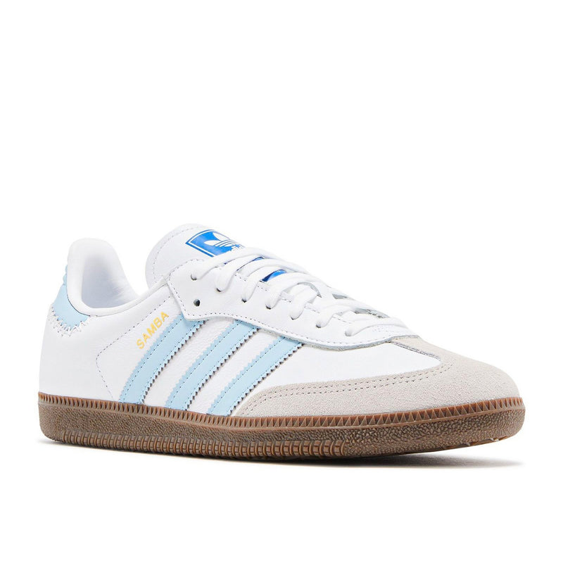 Adidas Samba Og Clear Sky Blue (Gs) - Blanc