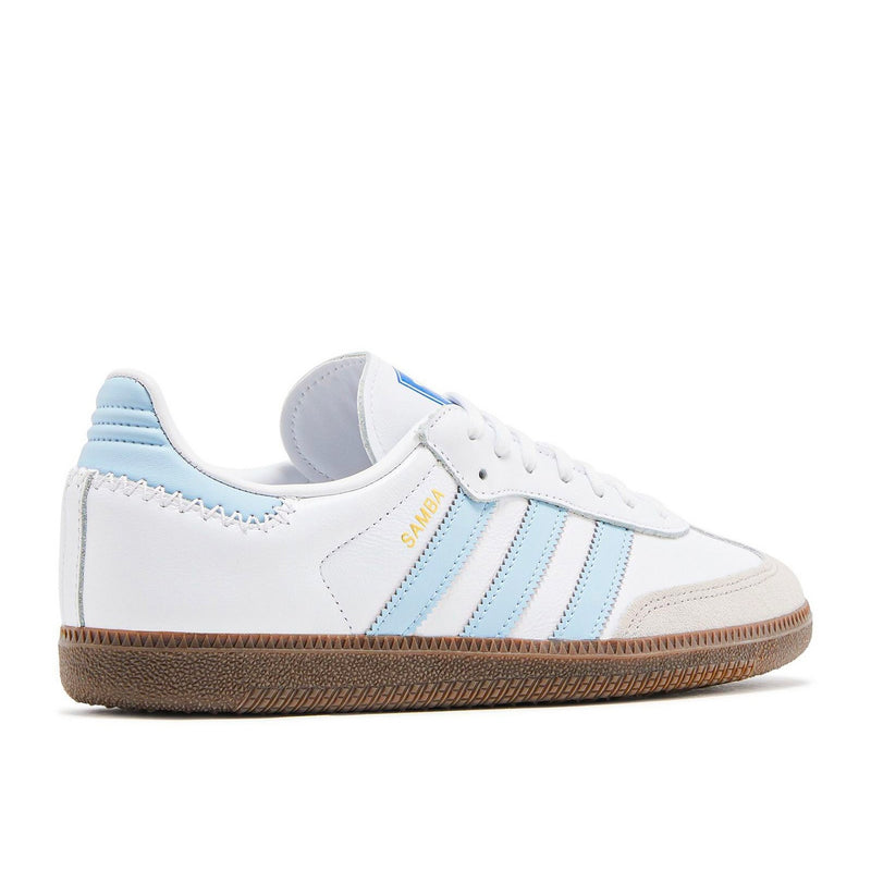 Adidas Samba Og Clear Sky Blue (Gs) - Blanc