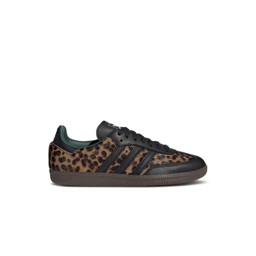 Adidas Samba Og Black Green Leopard (W) - Marron