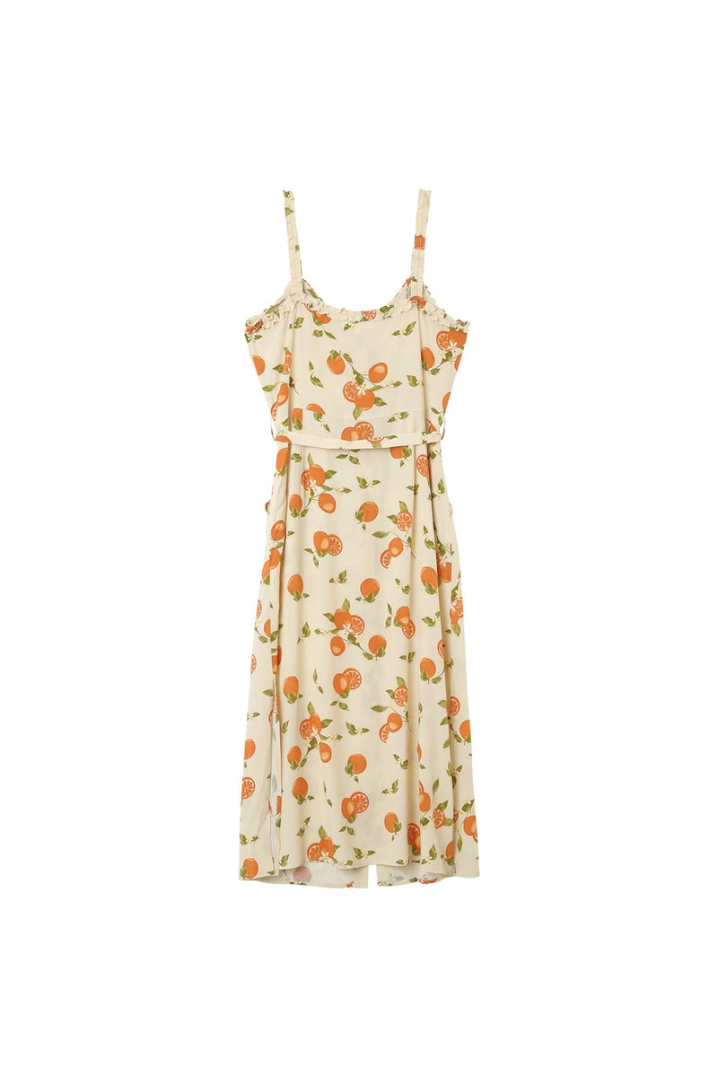 Vestido midi Jillian - Beige