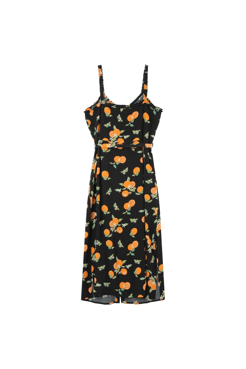 Vestido midi Jillian Negro