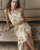 Vestido midi Jillian - Beige