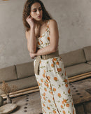 Vestido midi Jillian - Beige