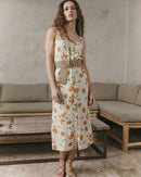Vestido midi Jillian - Beige