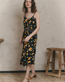 Vestido midi Jillian Negro