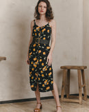 Vestido midi Jillian Negro