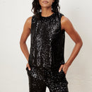 top sequin caipi noir labdip