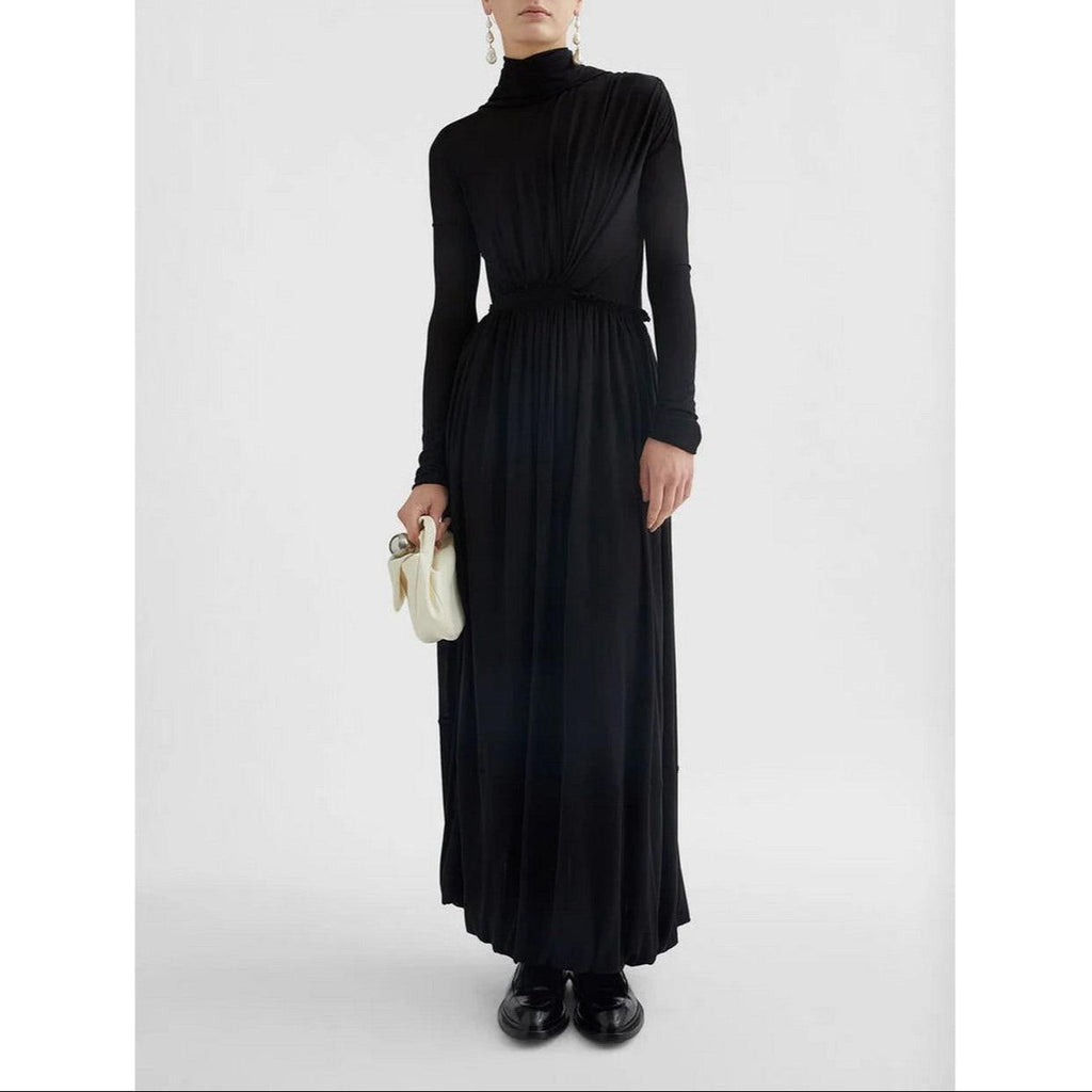 Robe Dress Ls - Black - Femme