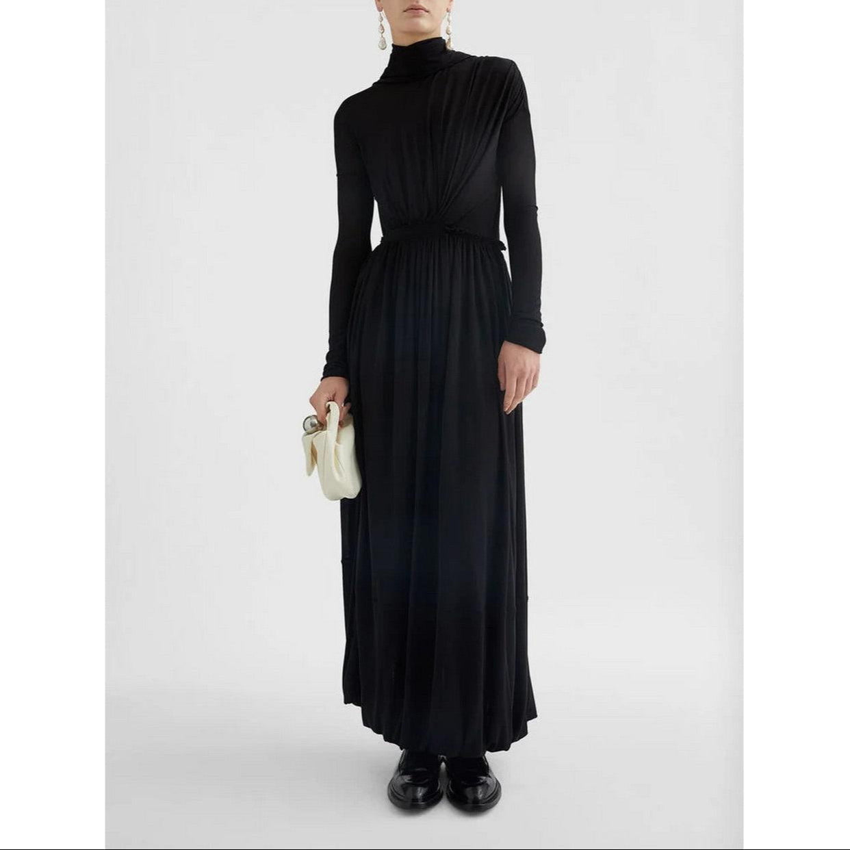 Robe Dress Ls - Black - Femme