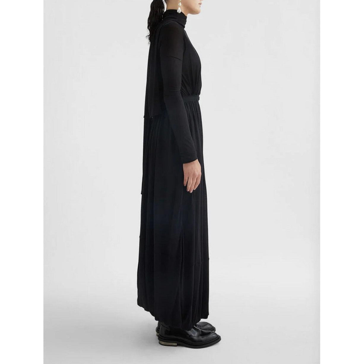 Robe Dress Ls - Black - Femme