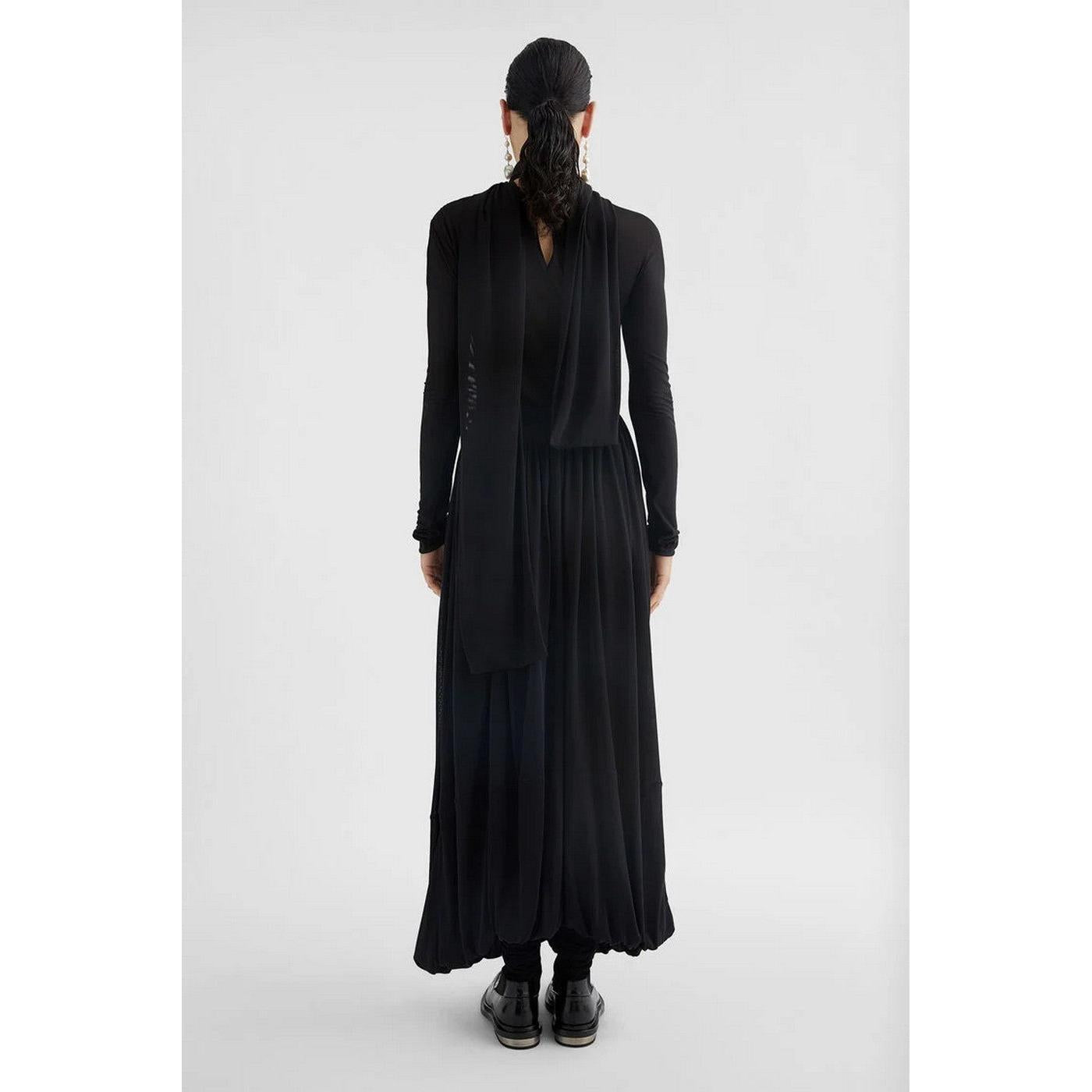 Robe Dress Ls - Black - Femme