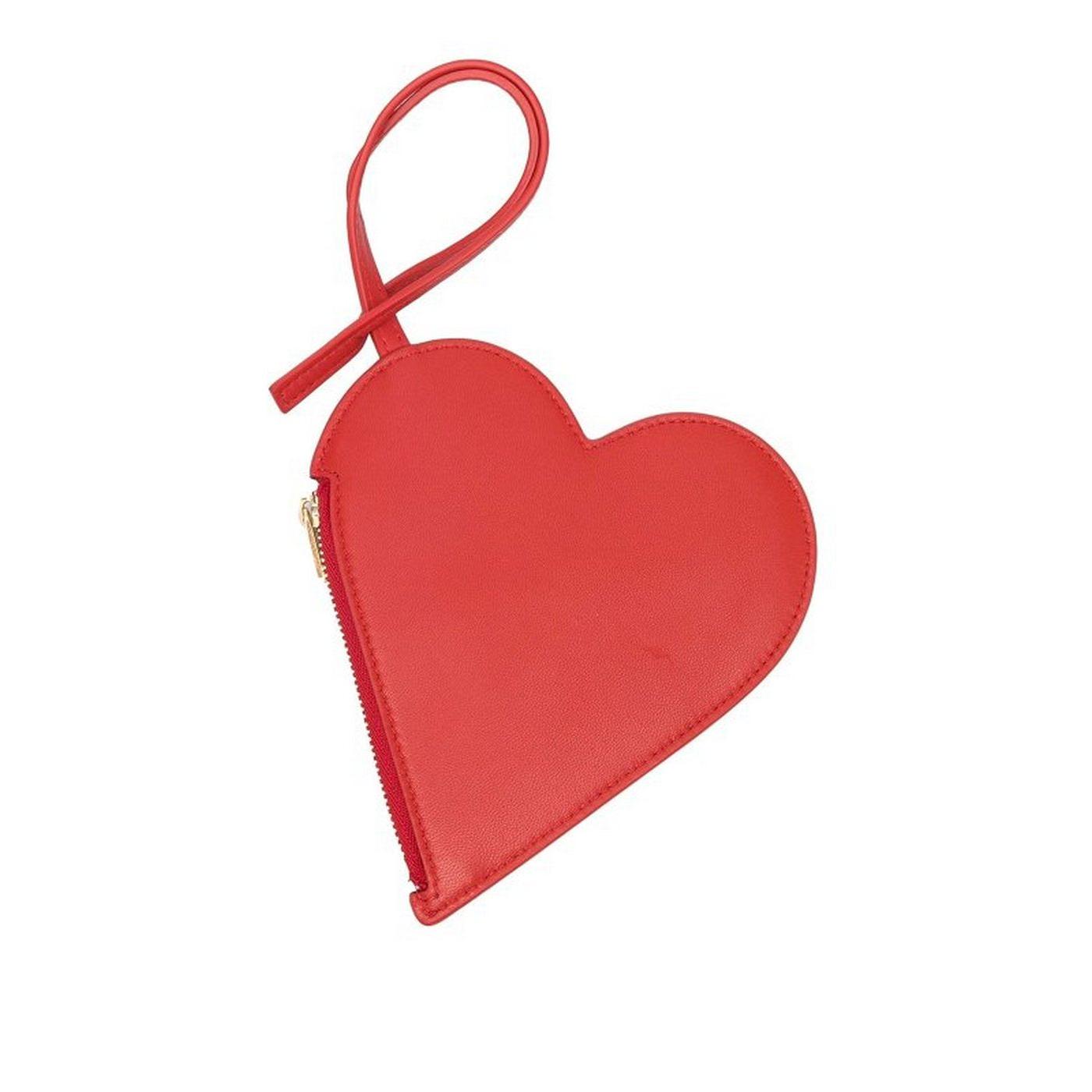 Petite Maroquinerie Heart Pouch - Candy Red - Femme