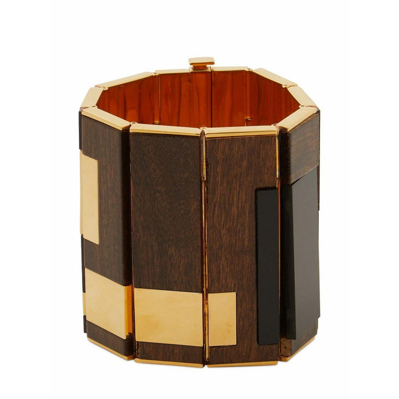 Bracelet Juxtaposition Bracelet - Brown+Gold+Black - Femme