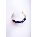 Bracelet Rough Nature Pulsera - Gold+Blue - Mujer