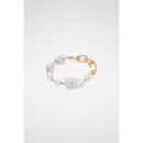 Grainy Bracelet 2 Bracelet - Gold+White - Women