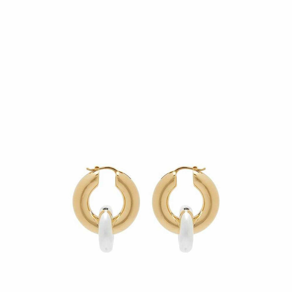 Rough Nature Earrings 4 - Gold+Light Pink - Women