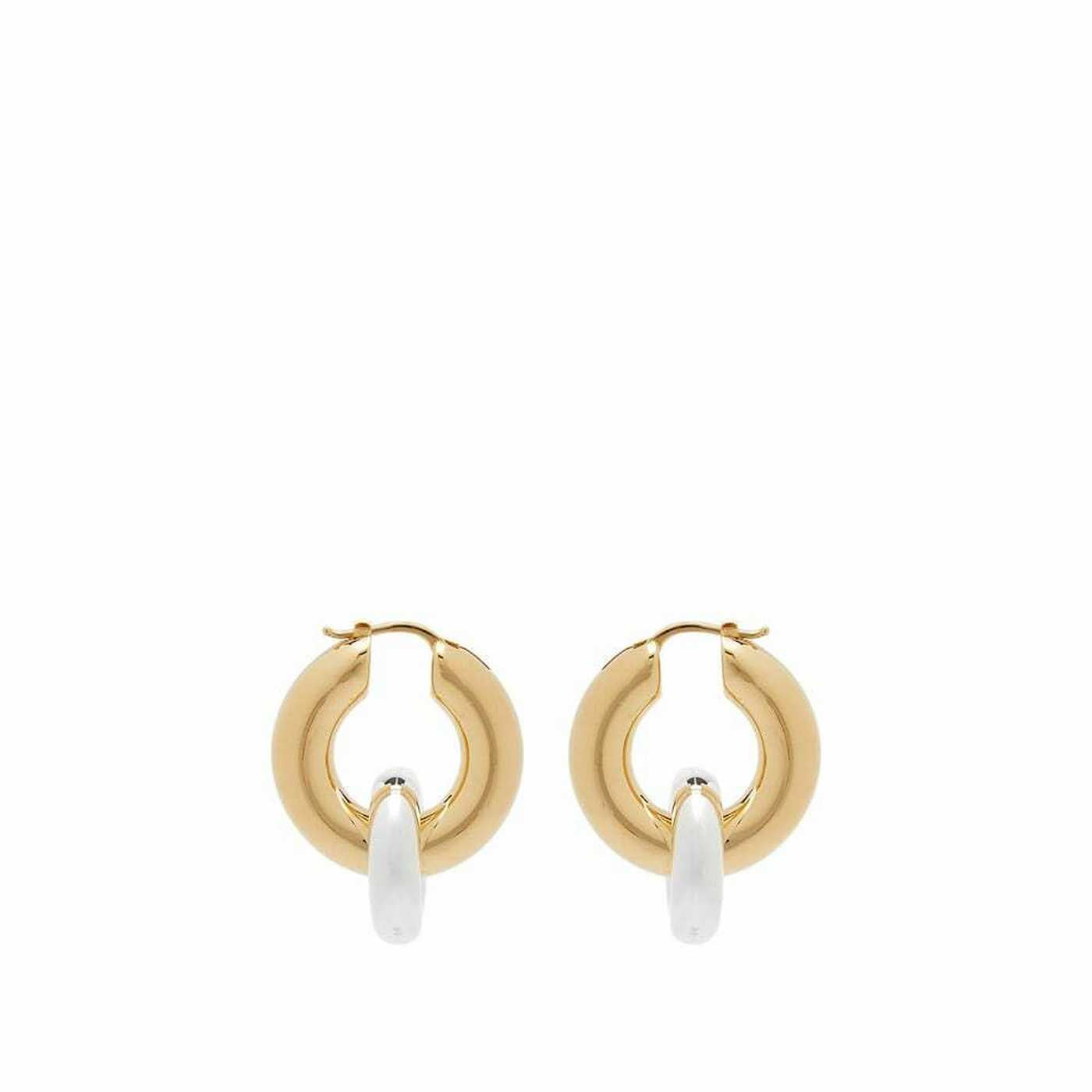 Rough Nature Earrings 4 - Gold+Light Pink - Women