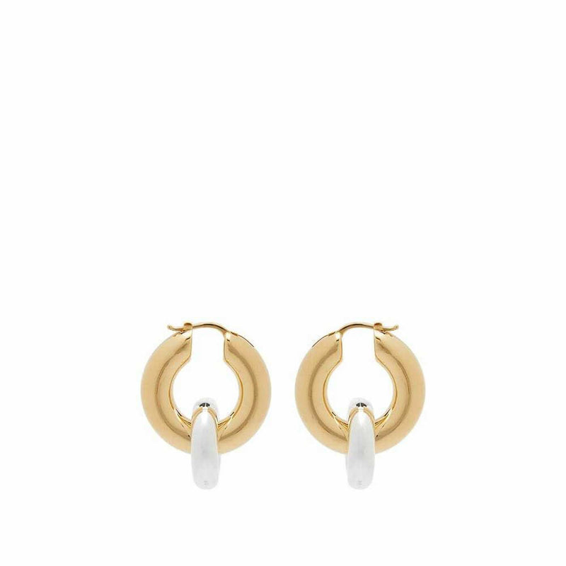 Boucles D'Oreilles Rough Nature Earrings 4 - Gold+Light Pink - Femme