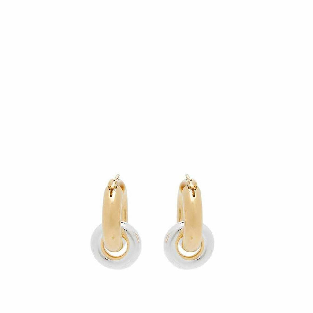 Rough Nature Earrings 4 - Gold+Light Pink - Women
