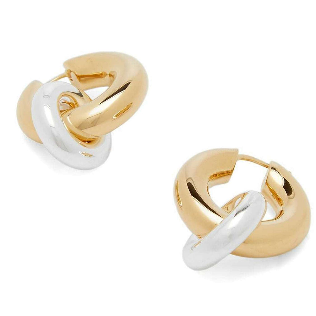 Rough Nature Earrings 4 - Gold+Light Pink - Women