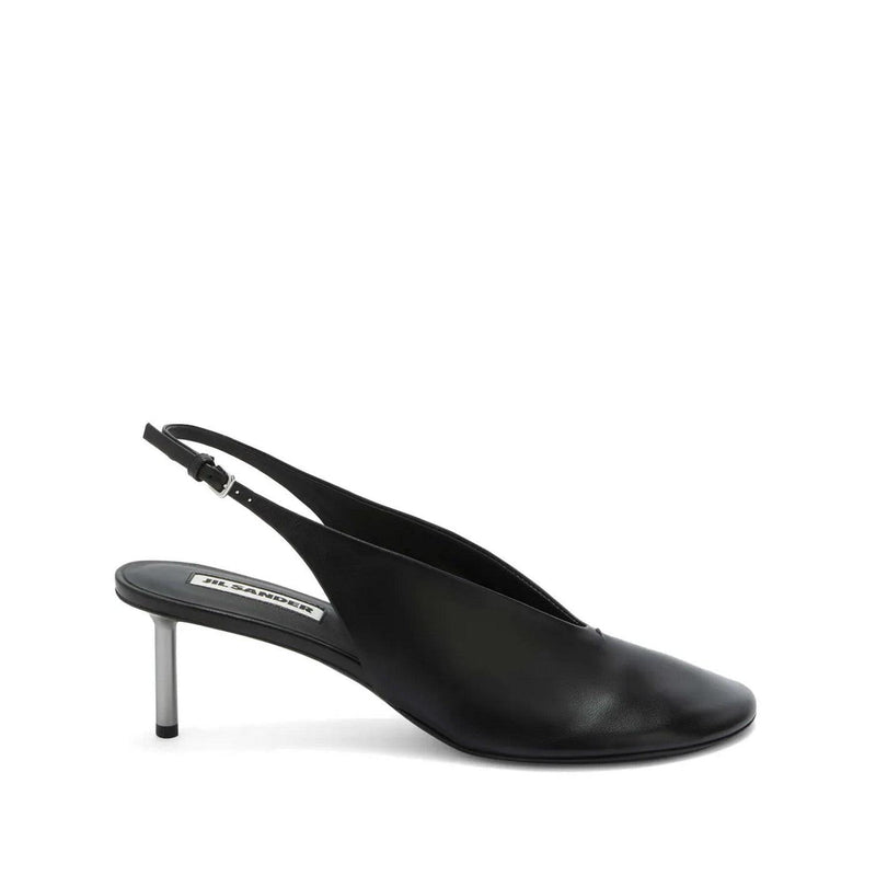 Wedge Lace-Up Shoes - Black - Women