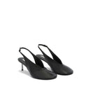 Wedge Lace-Up Shoes - Black - Women