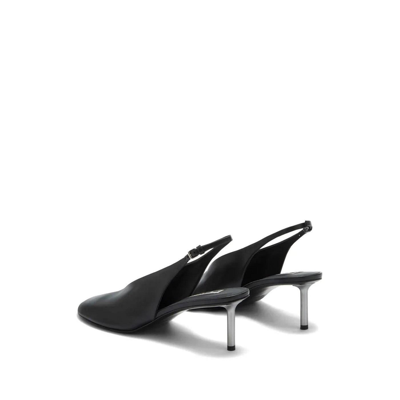 Chaussures À Lacets Wedge - Black - Femme