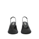 Wedge Lace-Up Shoes - Black - Women