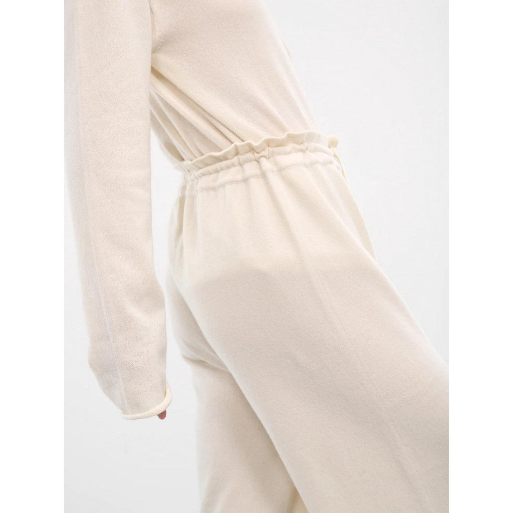 Trousers - Light Pastel Yellow - Women