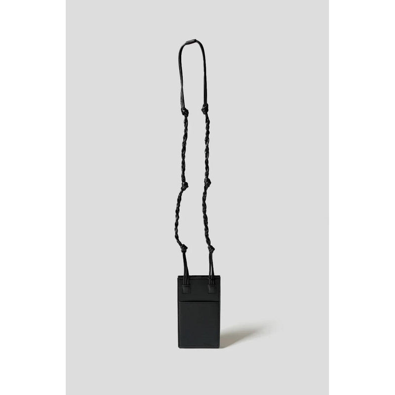 Petite Maroquinerie Flap Phone Case - Black - Homme