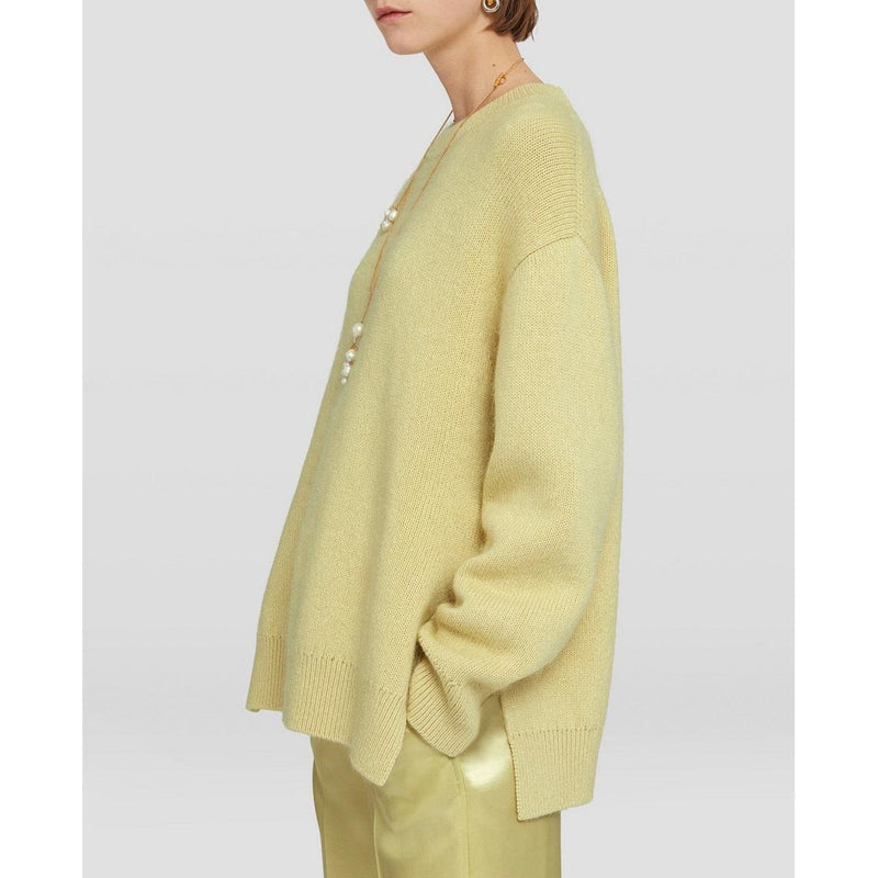 Chandail - Light Pastel Yellow - Femme