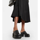 Mule Ballerina Flats - Black - Women