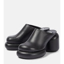 Mule Ballerina Flats - Black - Women