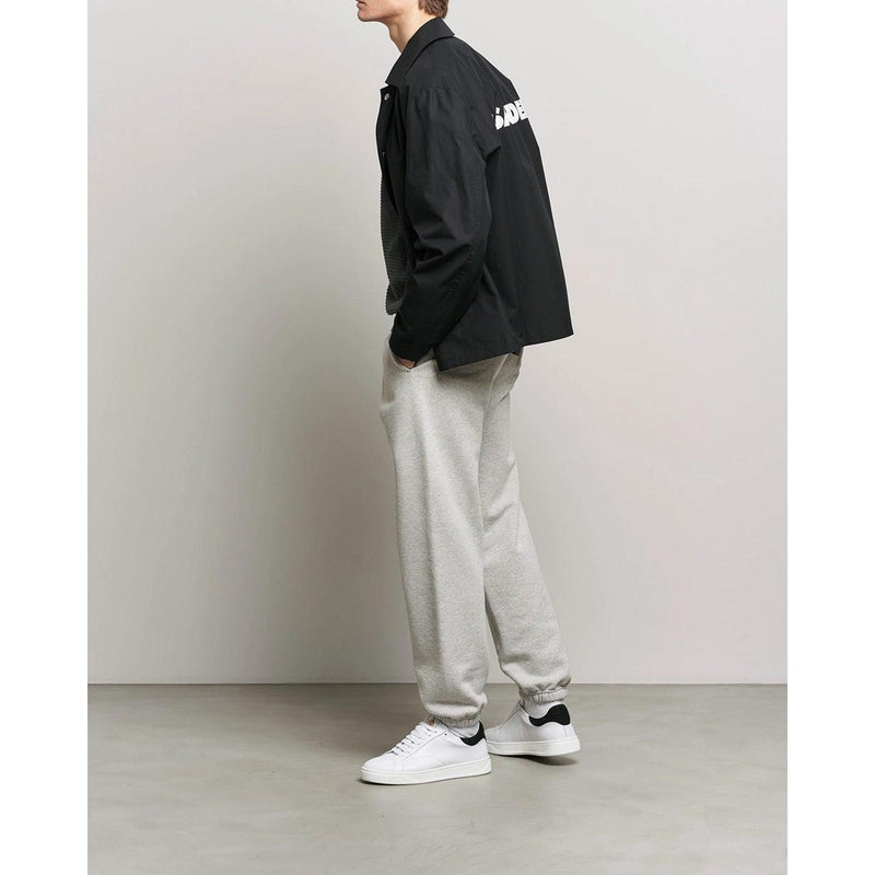 Pant B Wide Pleated W Belt Aw Trousers - Gray - Men