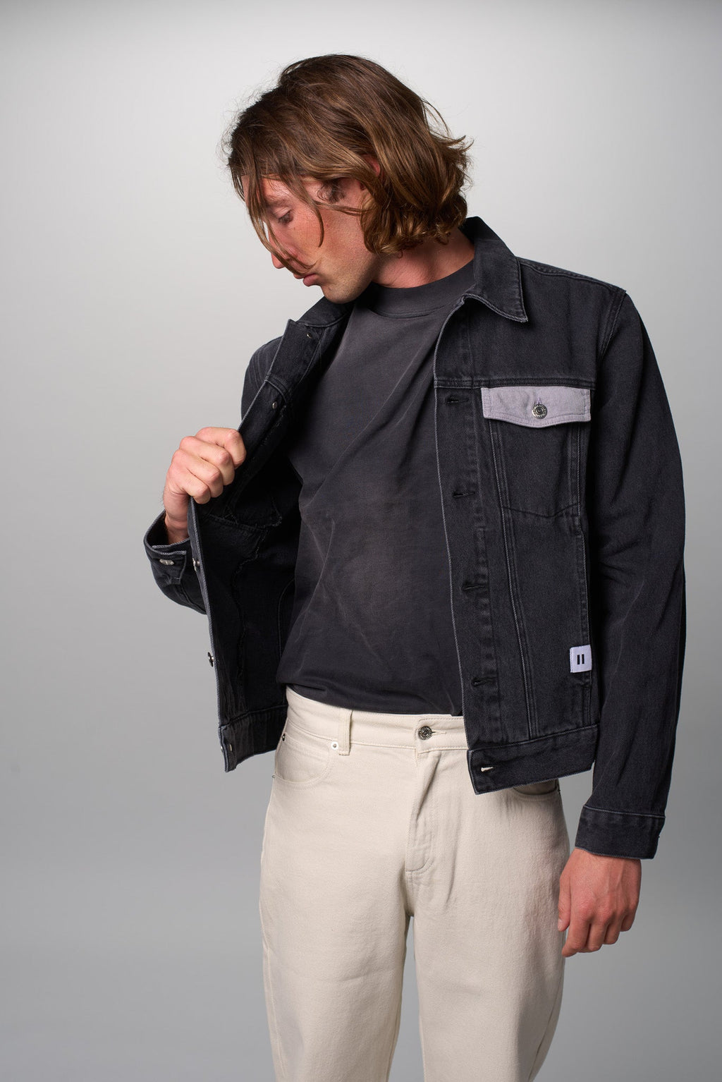 Veste Jim Denim Anthracite