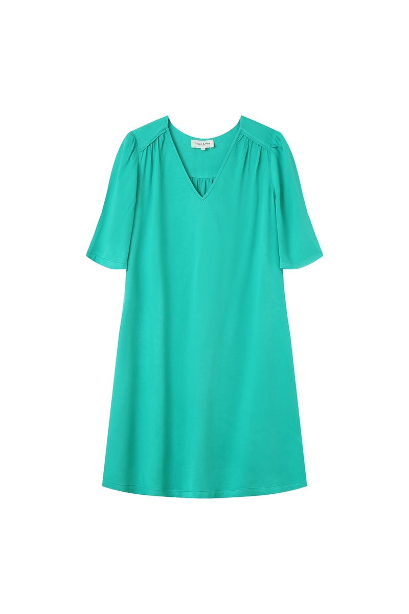 Robe Courte Jinette Vert