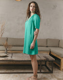 Robe Courte Jinette Vert