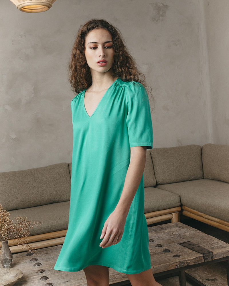 Robe Courte Jinette Vert