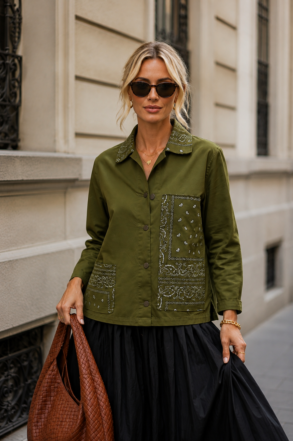 Veste Jo - Kaki