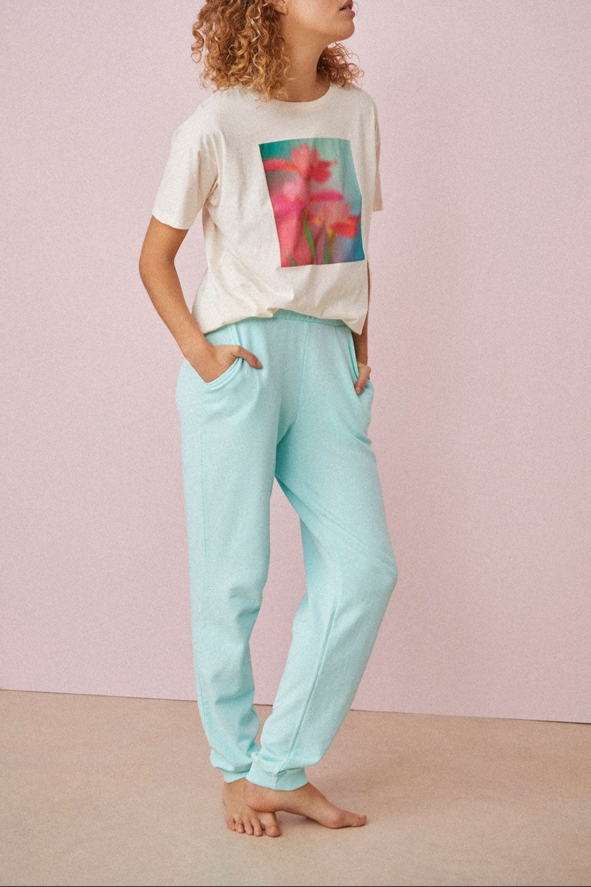Pantalones Joanie - Menta Dulce