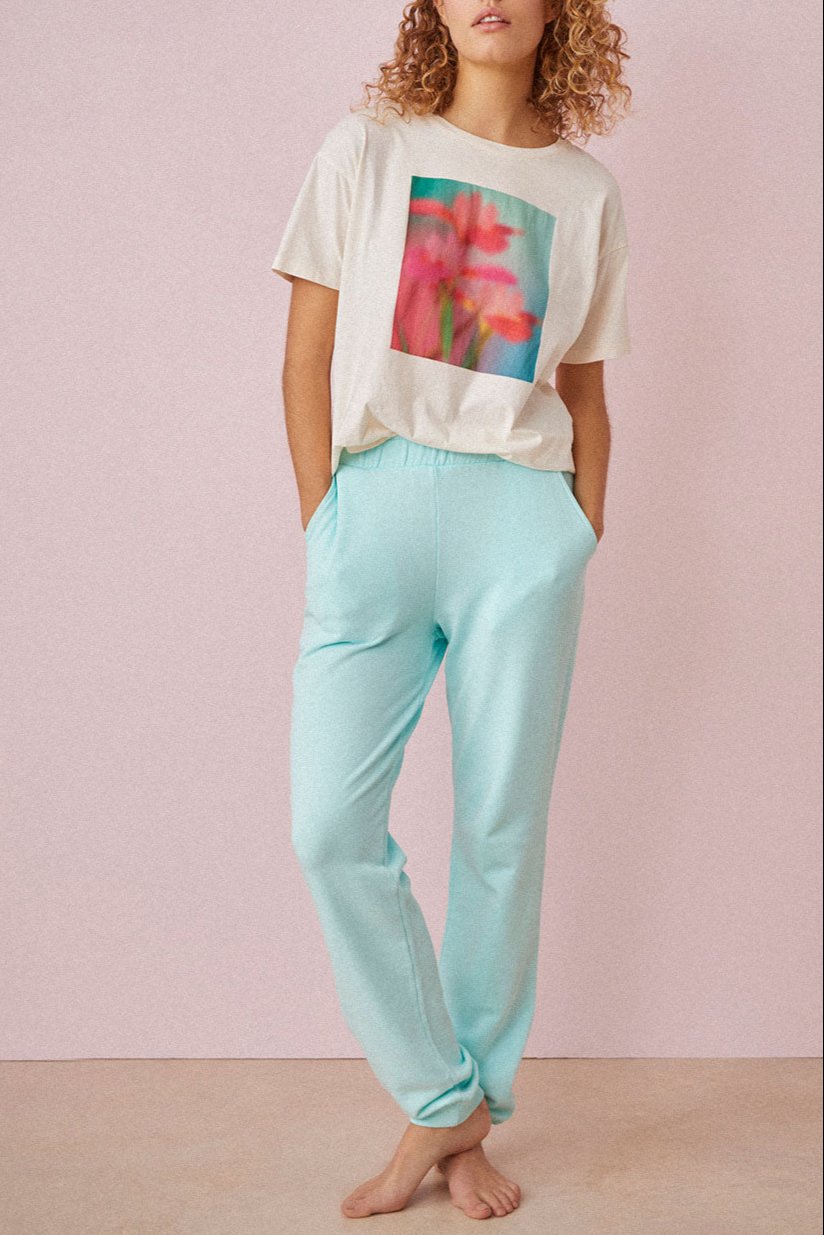 Pantalones Joanie - Menta Dulce