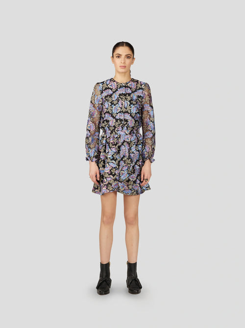 Jupe Autriche En Broderie Fleurs De Givre