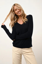 Jersey Cuello en V - Joan - Navy