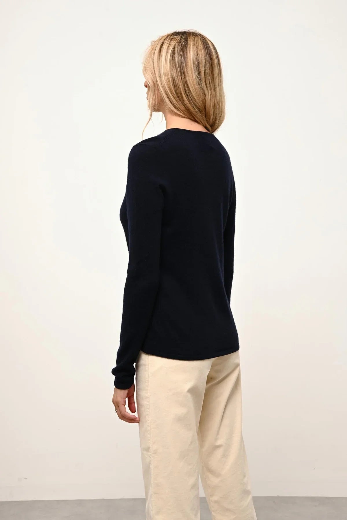 Jersey Cuello en V - Joan - Navy