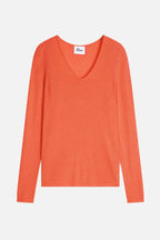 Pull Col V  - Joan - Orange