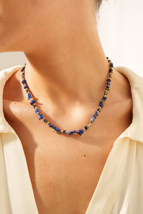 Collier Belinda Bleu