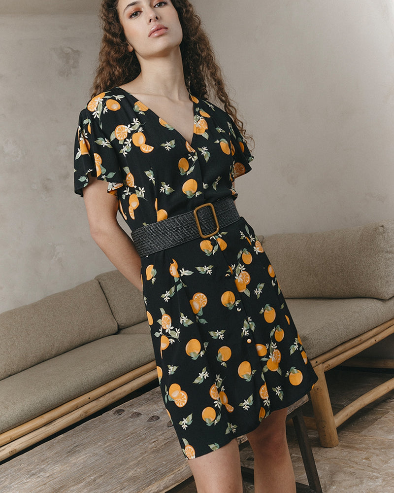 Robe Courte Jodie Noir